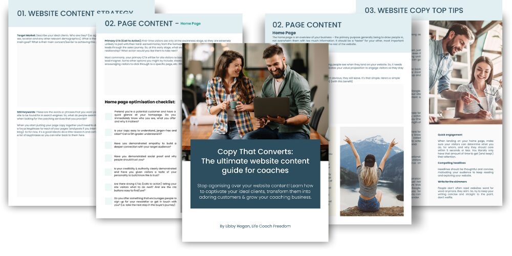 Copy That Converts: The ultimate website content guide for coaches
