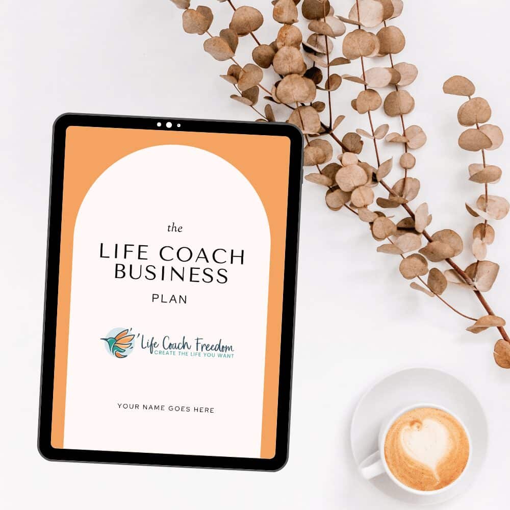 life coach business plan template